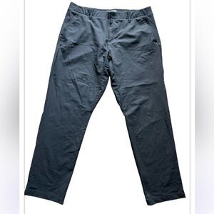 Under Armour HeatGear Pants‎ Mens 40x32 Black Lightweight Stretch Golf Casual